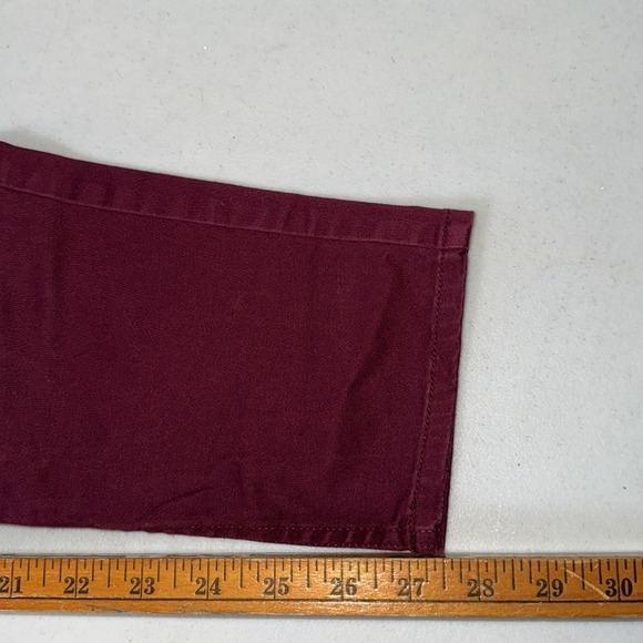 Arizona Jean Co Burgundy Skinny Pants Women's Size 13 Cotton Blend Casual - Picture 7 of 7